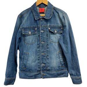 VTG 90s Big Rock Canyon ESPRIT Denim Jacket  Classic Trucker Large Retro